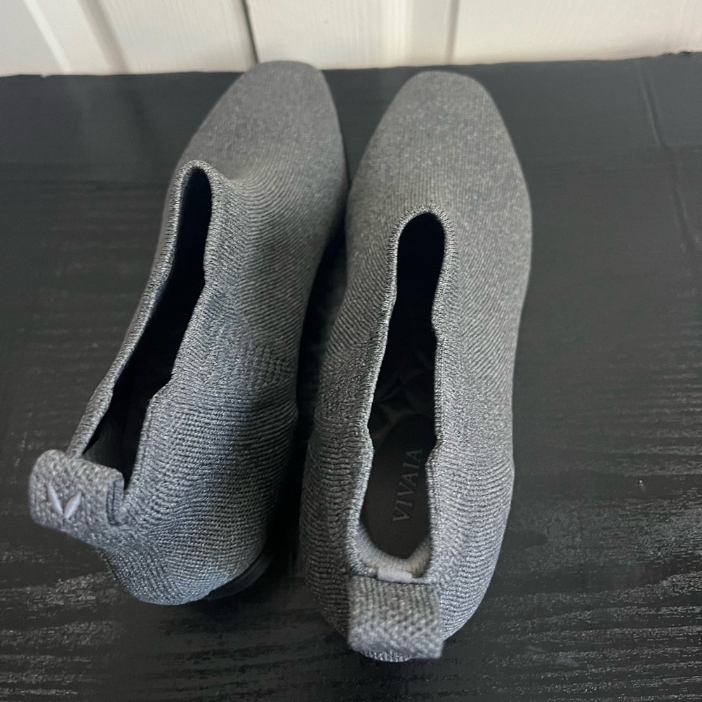 Vivaia Ryan Slip-On Square-Toe Ankle Chelsea Boots US 10 EU 41 Gray Everyday - Picture 13 of 13